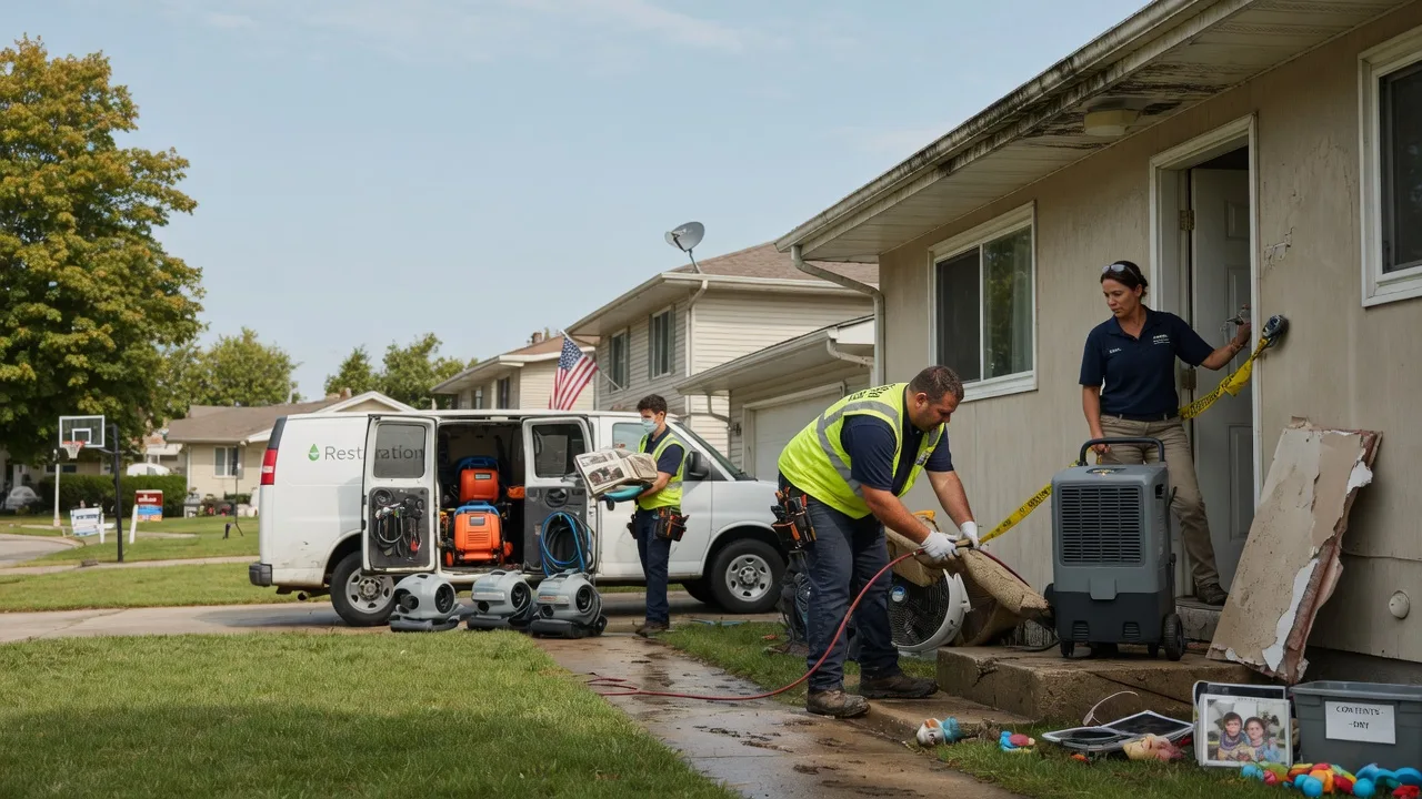 Water Damage Restoration in Shade, OH near me